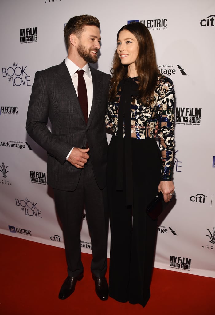 Jessica Biel and Justin Timberlake at Book of Love Premiere