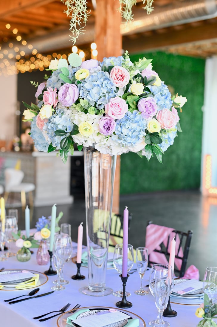 This Colorful Pastel Rainbow Wedding Shoot Is POPSUGAR Love