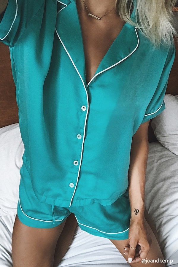 Forever 21 Satin PJ Set