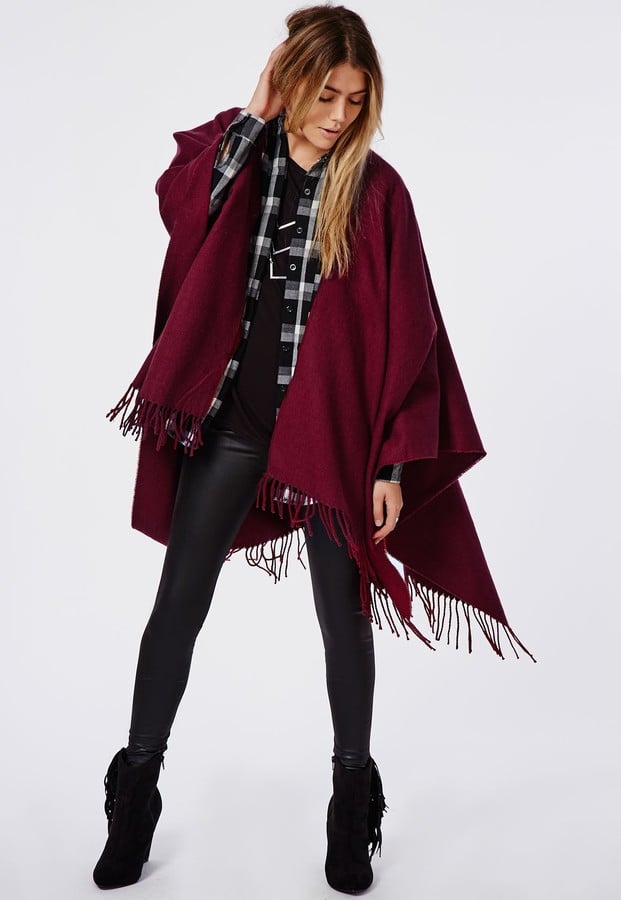 Merlucia Fringed Blanket Wrap