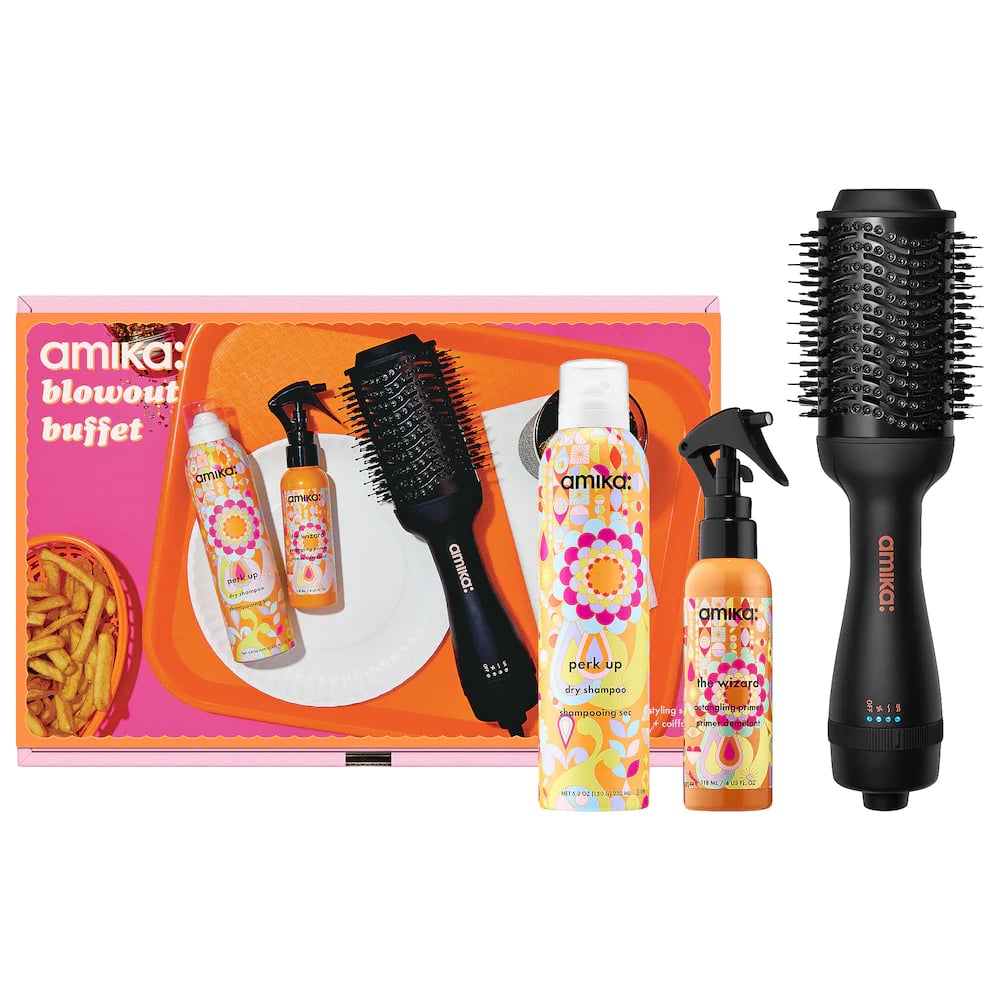 amika Blowout Buffet Blow Dryer Brush Set