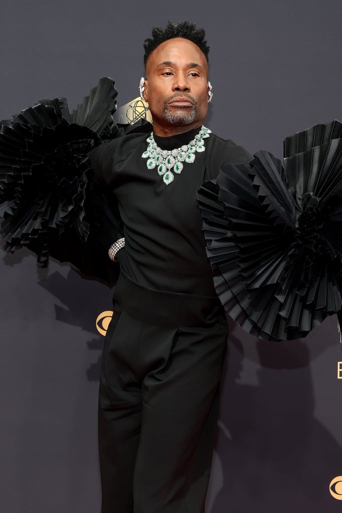 See Billy Porter's Black Swan Emmys Red Carpet Look 2021