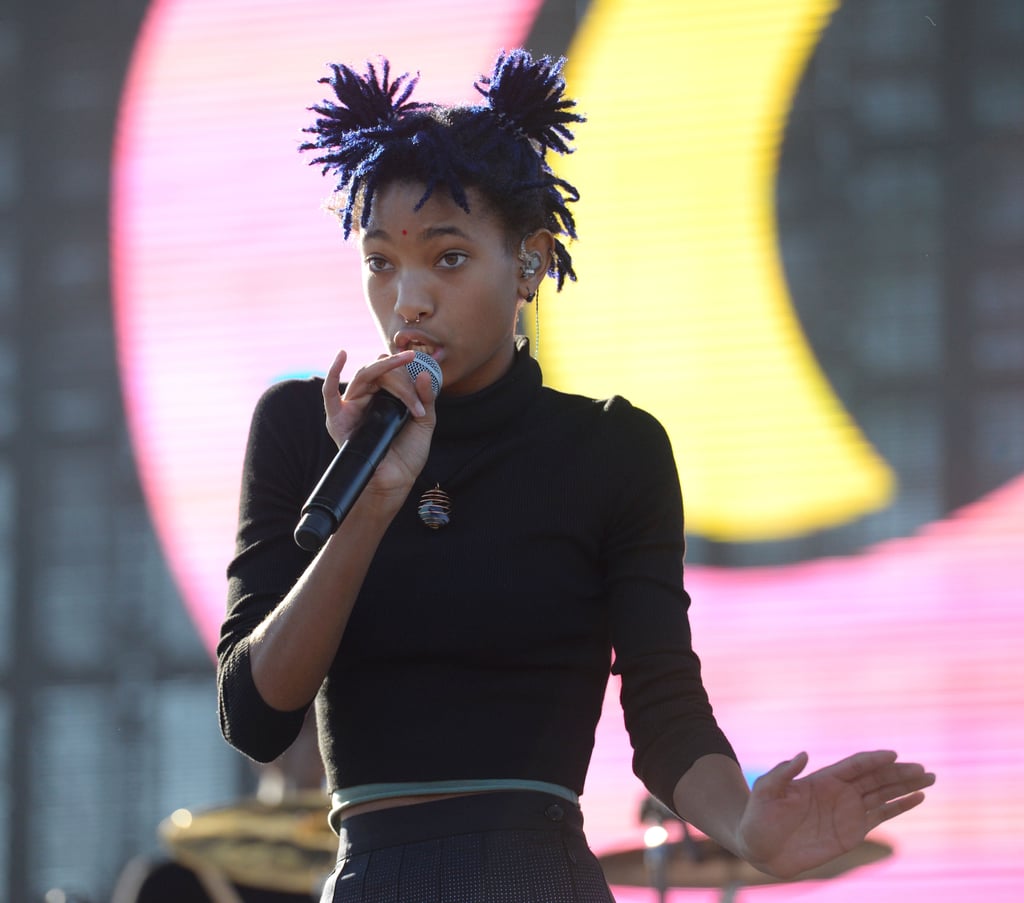 Willow makes blue pigtails look grown up.