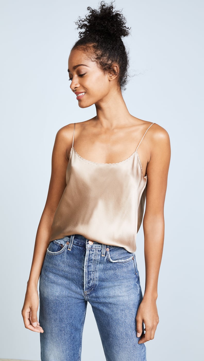 Vince Scallop Shirttail Cami