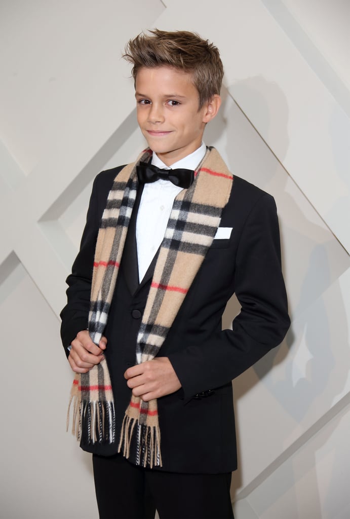 Romeo Beckham at Burberry Festive Campaign Launch | Photos