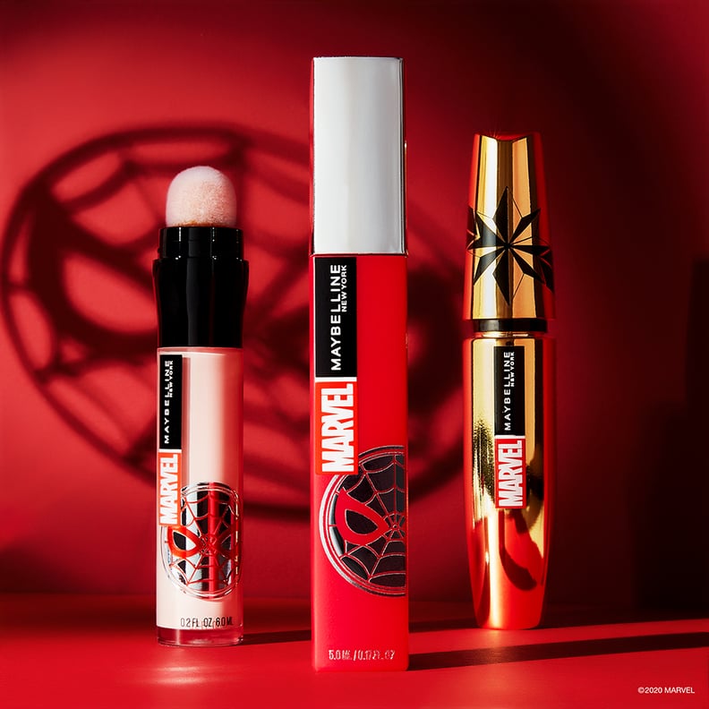Maybelline New York x Marvel Collection Concealer, Liquid Lipstick, and Mascara