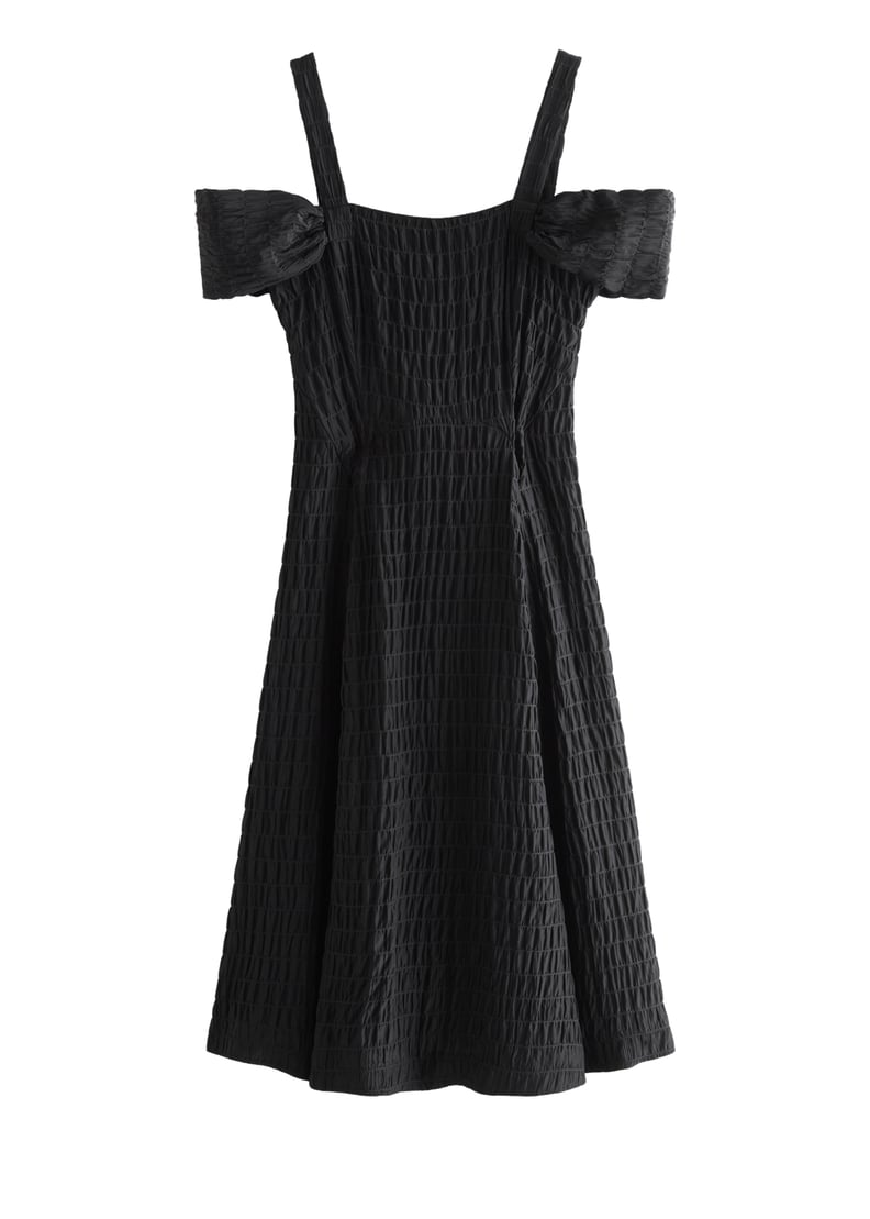 & Other Stories x Rejina Pyo Textured Mulberry Silk Mini Strap Dress