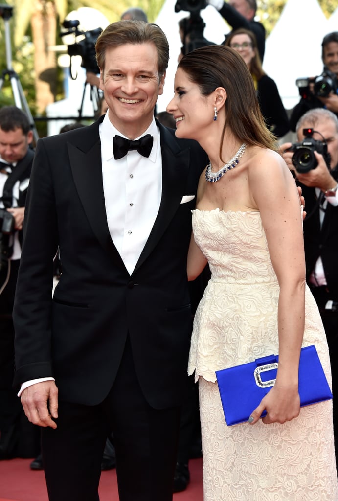 Pictured: Colin Firth and Livia Firth