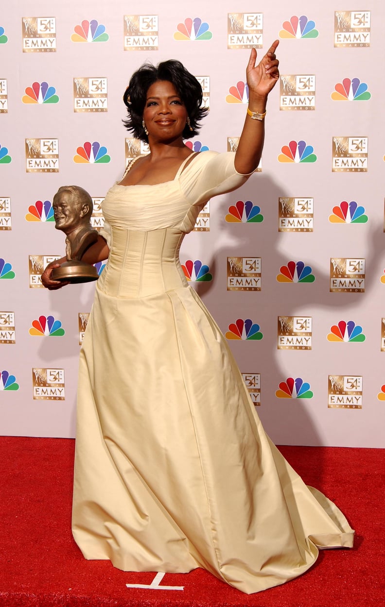 Oprah Winfrey at the 2002 Emmy Awards