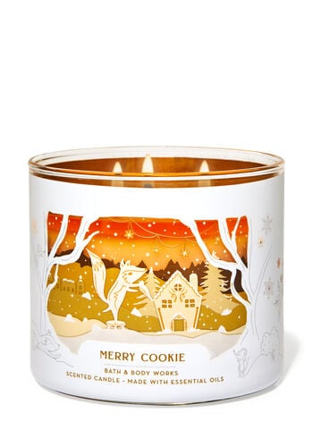 Merry Cookie Three-Wick Candle