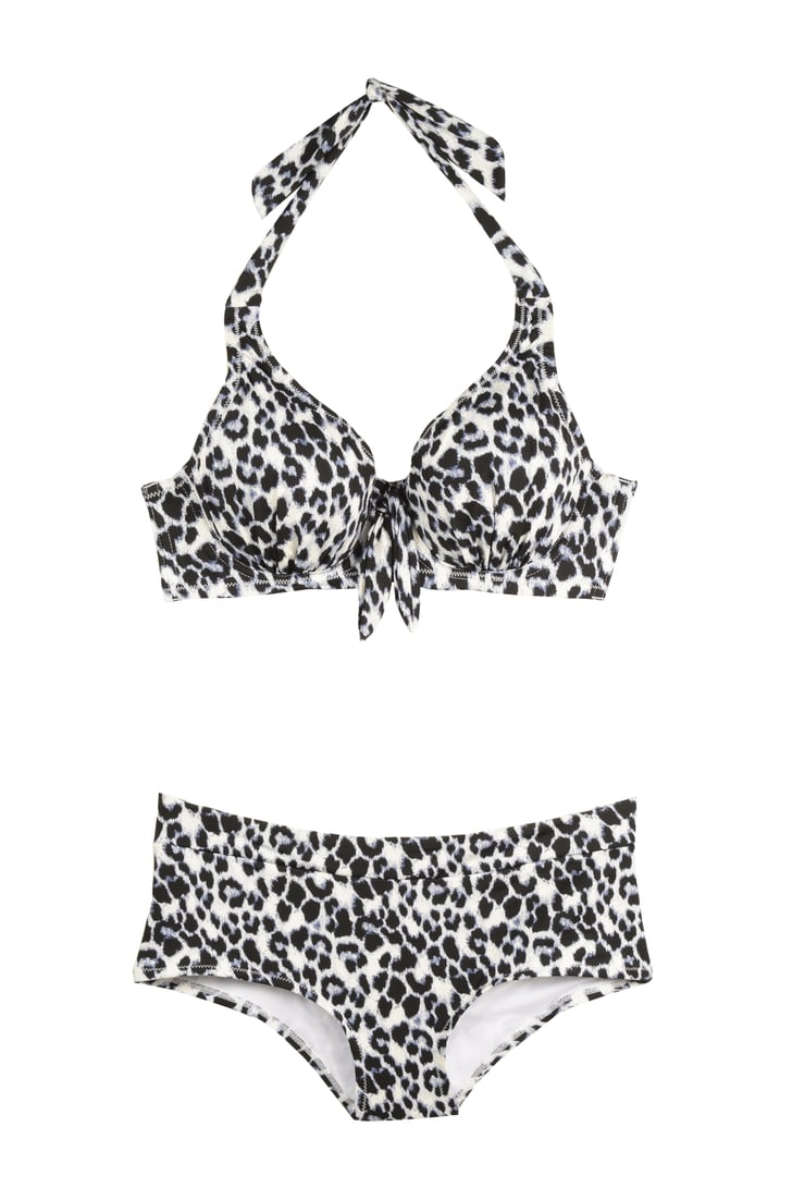 Sexy Snow Leopard Underwire Bikini ($48) | Denise Bidot Plus-Size Model ...