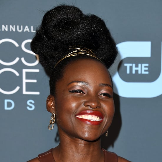 Lupita Nyong'o's Hair Detail at the Critics' Choice Awards
