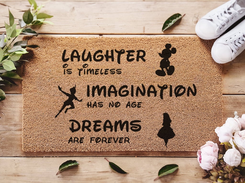 Disney Laughter Imagination Dreams Doormat