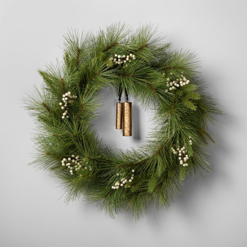 Hearth & Hand With Magnolia Artificial Pine Wreath With Bell