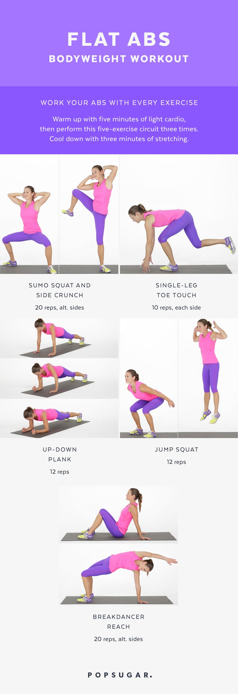 Flat-Abs Bodyweight Workout