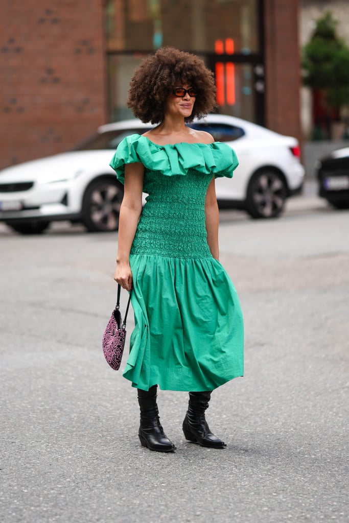 Copenhagen Fashion Week Street Style Spring 2024 Trend: Bold Color