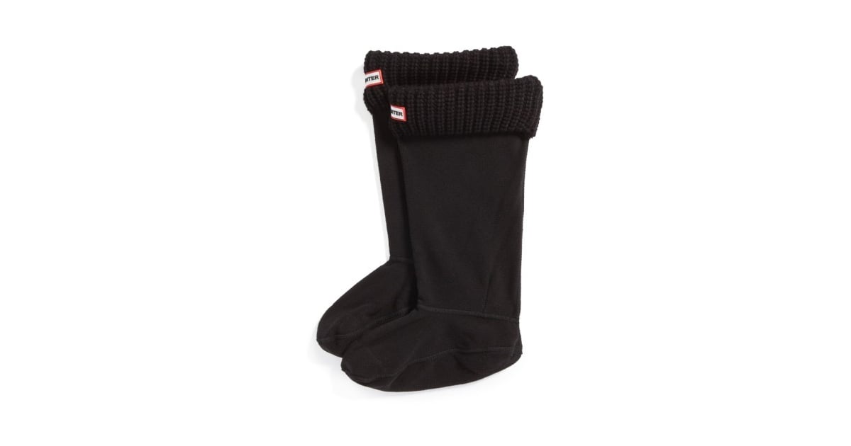 hunter tall cardigan knit cuff welly boot socks