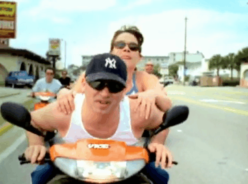 Do Hop on the Back of a Moped