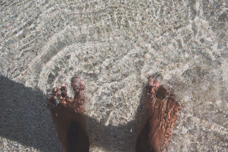 Feel Ocean Waves on Your Feet and Sand Between Your Toes