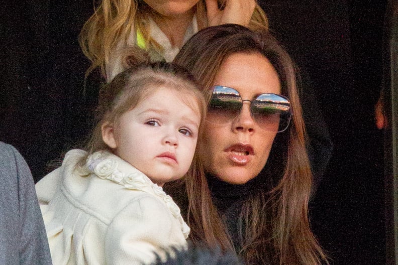 Victoria and Harper Beckham