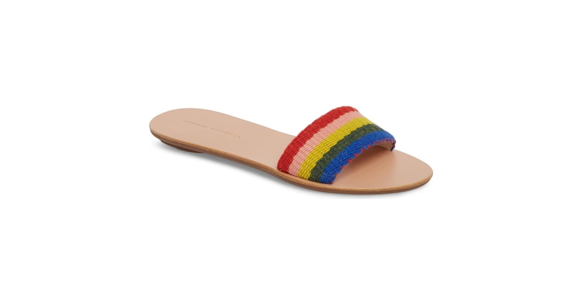 Loeffler randall hot sale rainbow slides