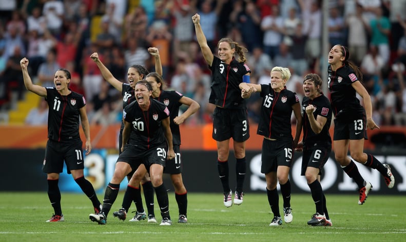 在2011年世界杯四分之一决赛中标志着美国女足的回归
