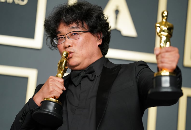 HOLLYWOOD, CALIFORNIA - FEBRUARY 09: Bong Joon-ho, winner of the Original Screenplay, International Feature Film, Directing, and Best Picture award for 