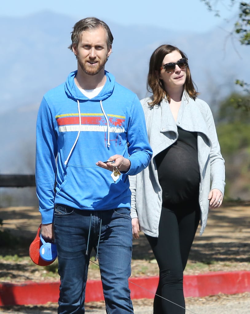 Anne Hathaway and Adam Shulman Out in LA March 2016