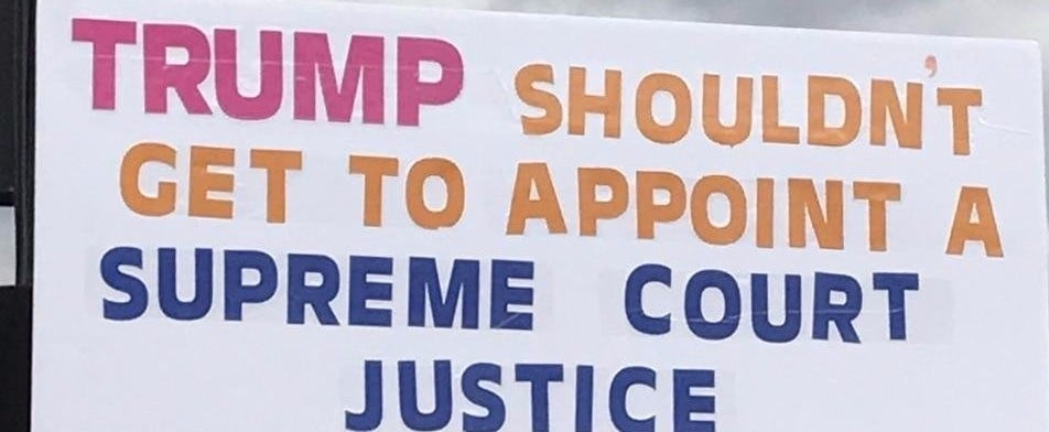 Neil Gorsuch Protest Sign
