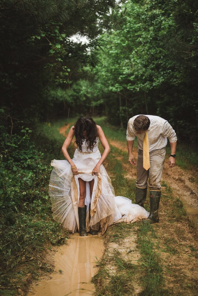 Muddy Trash-the-Dress Shoot