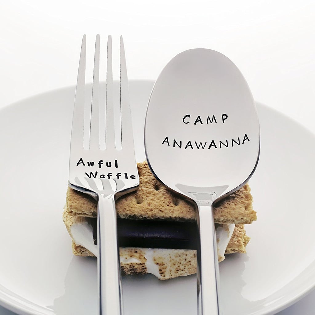 Salute Your Shorts: Awful Waffle / Camp Anawanna Stamped Spoon and Fork Set ($30)