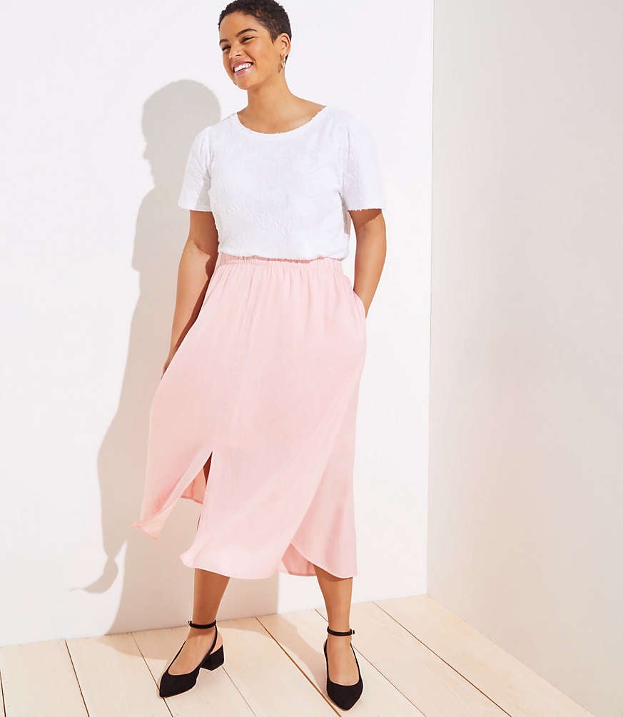 LOFT Pull On Maxi Skirt