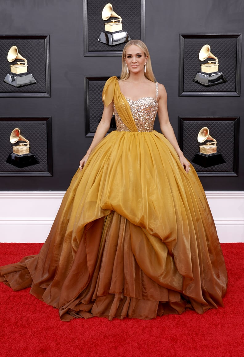Carrie Underwood at the 2022 Grammys