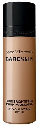 BareMinerals BareSkin Pure Brightening Serum Foundation Broad Spectrum SPF 20 ($30), comes in 20 shades.