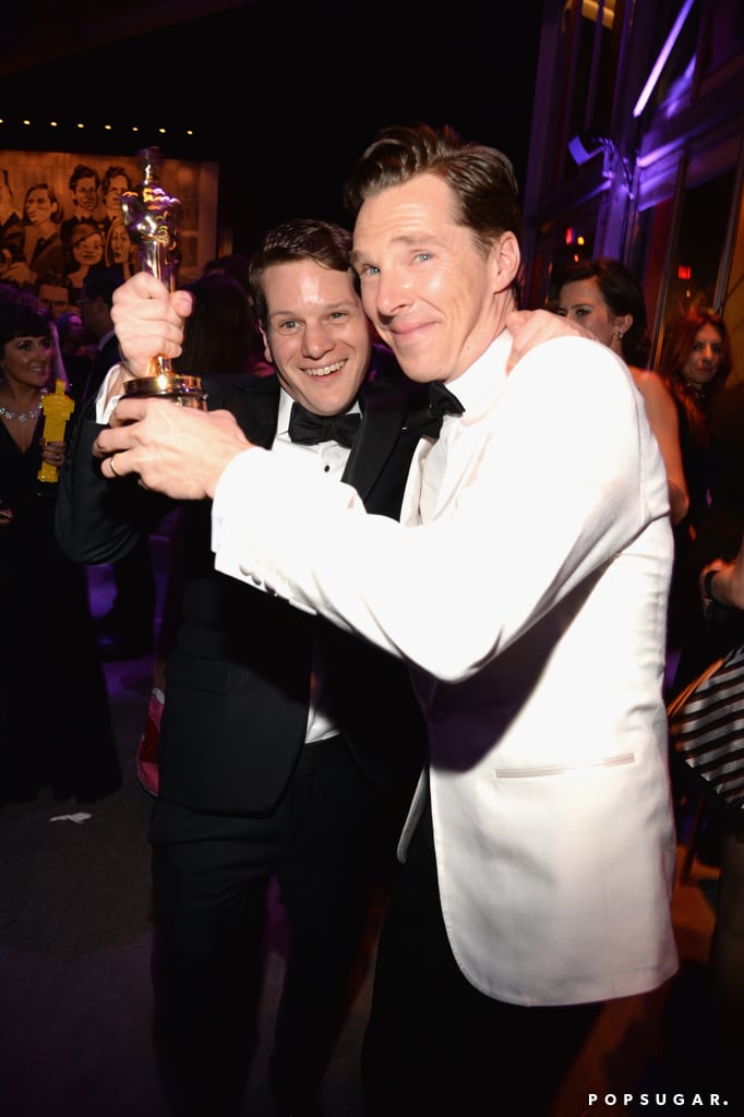 Graham Moore and Benedict Cumberbatch