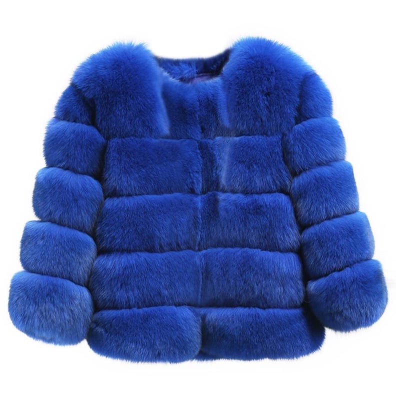 PanDaDa Faux Fox Fur Coat