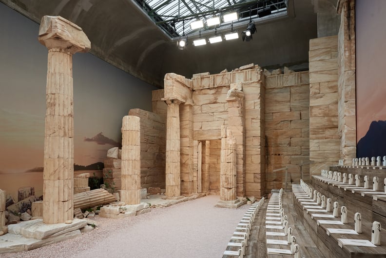 Chanel's Resort Collection Heels Were Shaped Like Greek Columns