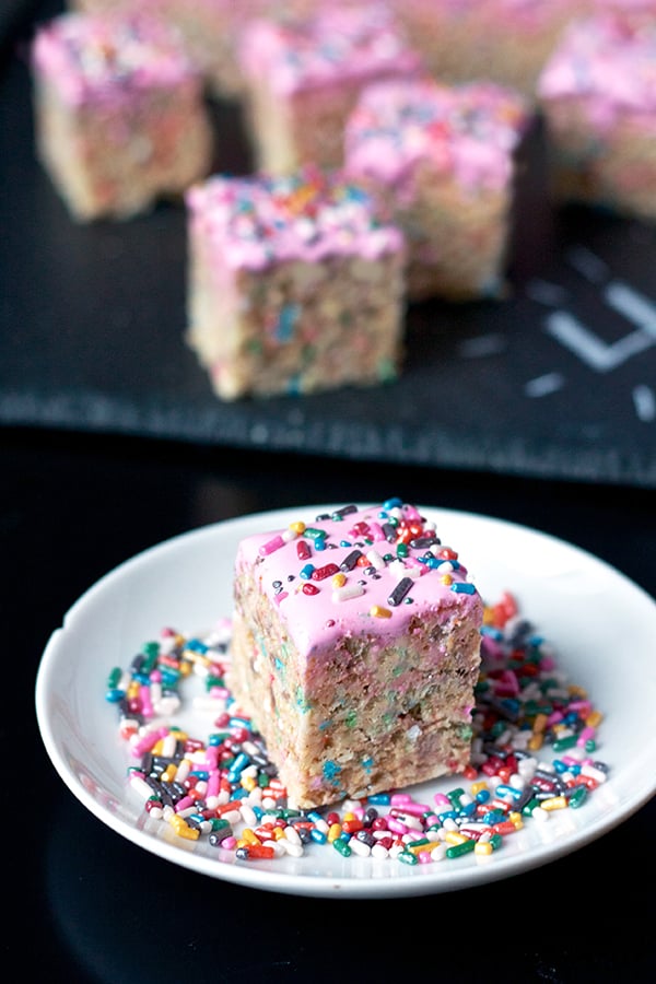 Funfetti Rice Krispies Treats