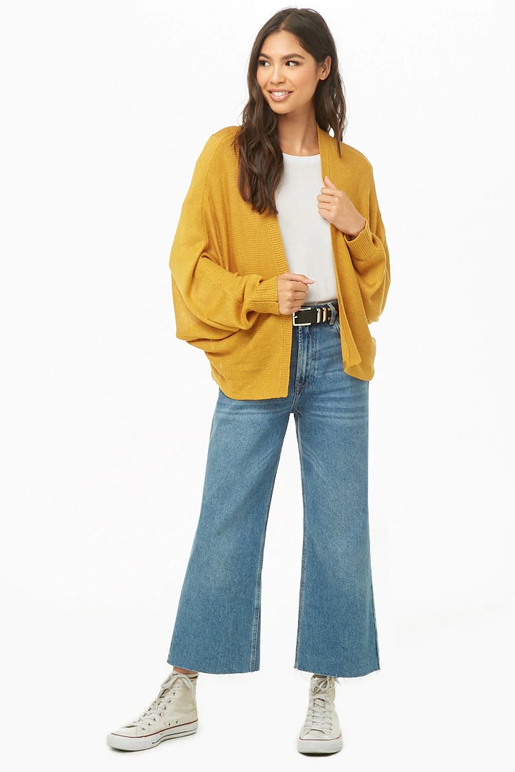 open front dolman cardigan