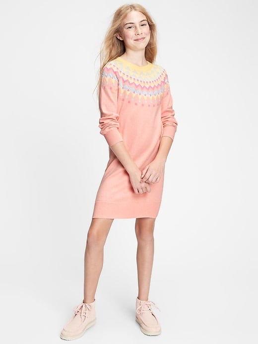 Gap Kids Fair Isle Sweater Dress