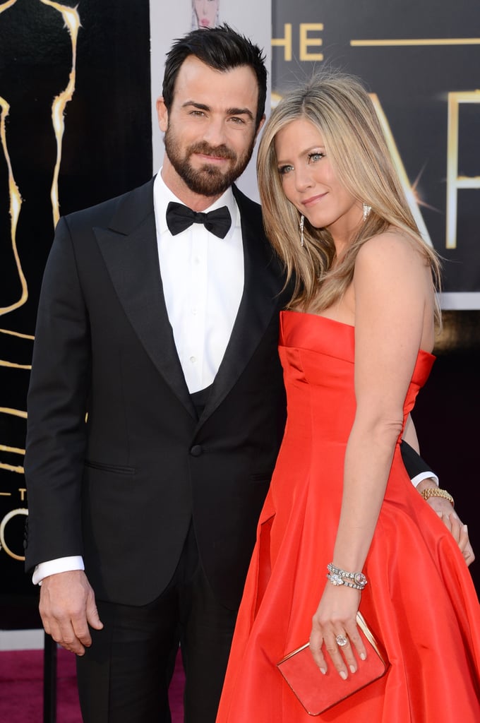 Jen and Justin were the picture of perfect love on the Oscars red carpet in February 2013.