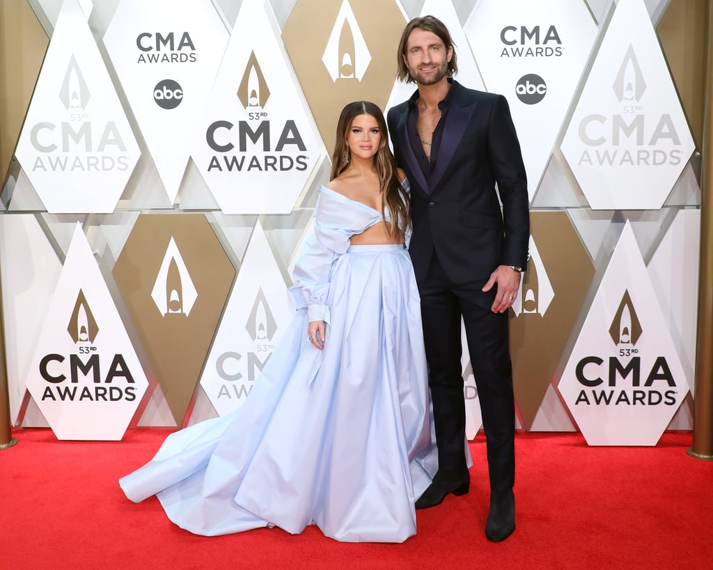 Maren Morris Wears Blue Honayda Dress to the 2019 CMA Awards