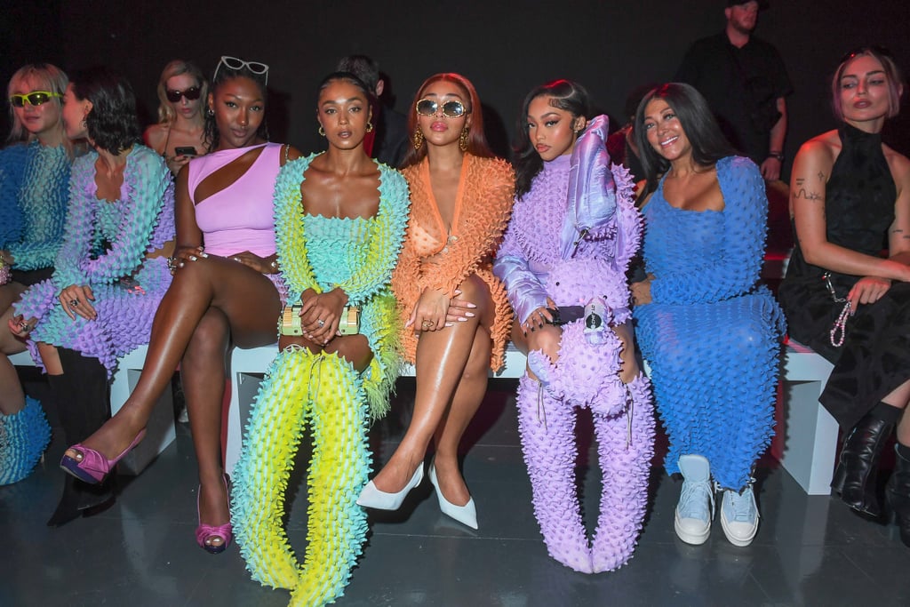 Jordyn Woods Twins With Her Mom and Sister at Fashion Week