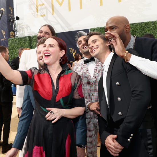Queer Eye Fab Five With Other Celebrities at the 2018 Emmys