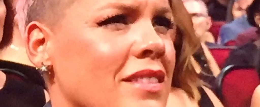 Pink's Reaction During Christina Aguilera's AMAs Performance