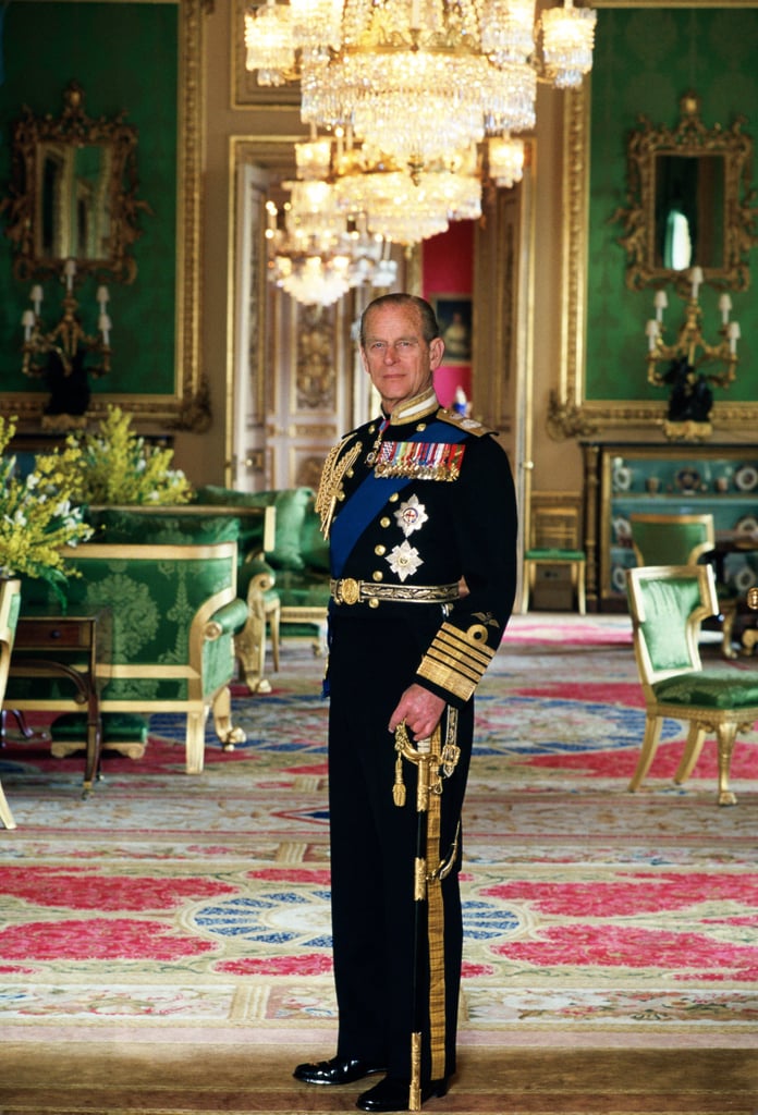 Another portrait of Prince Philip, this time posing at home in Windsor Castle in 1987.