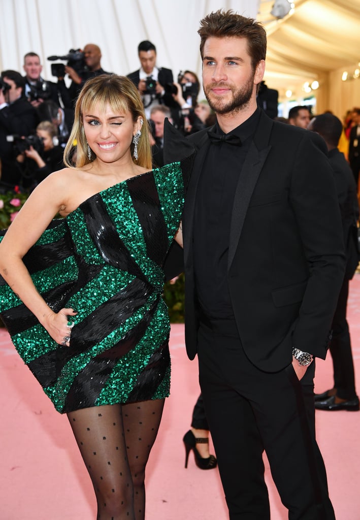 Miley Cyrus and Liam Hemsworth at the 2019 Met Gala