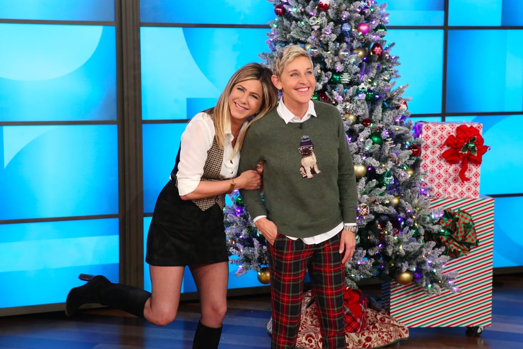 Jennifer Aniston's Houndstooth Vest November 2016