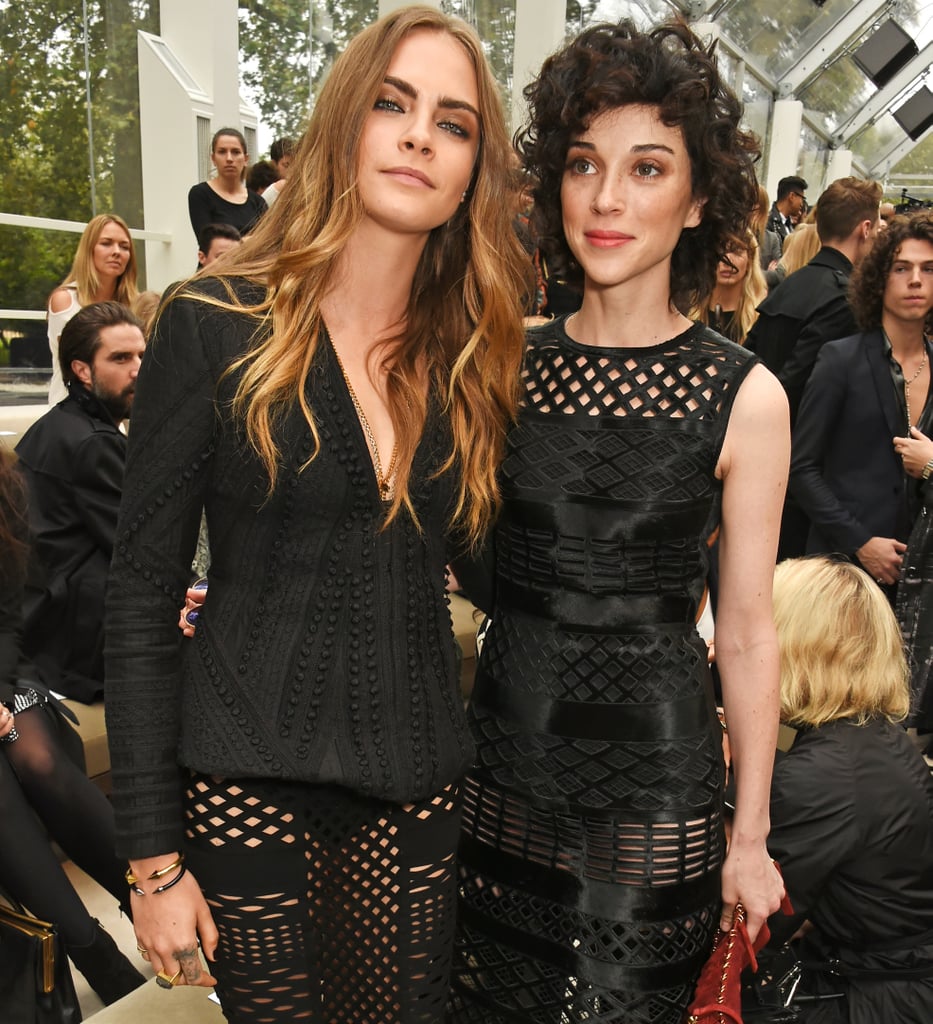 Cara Delevingne and St. Vincent at London Fashion Week