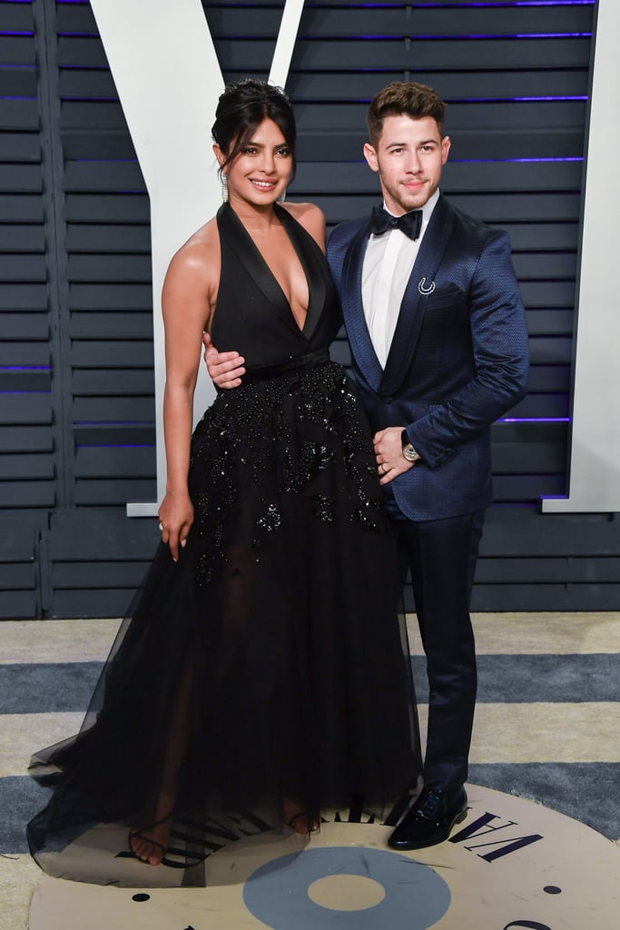 Priyanka Chopra Elie Saab Dress at Vanity Fair Oscars Party